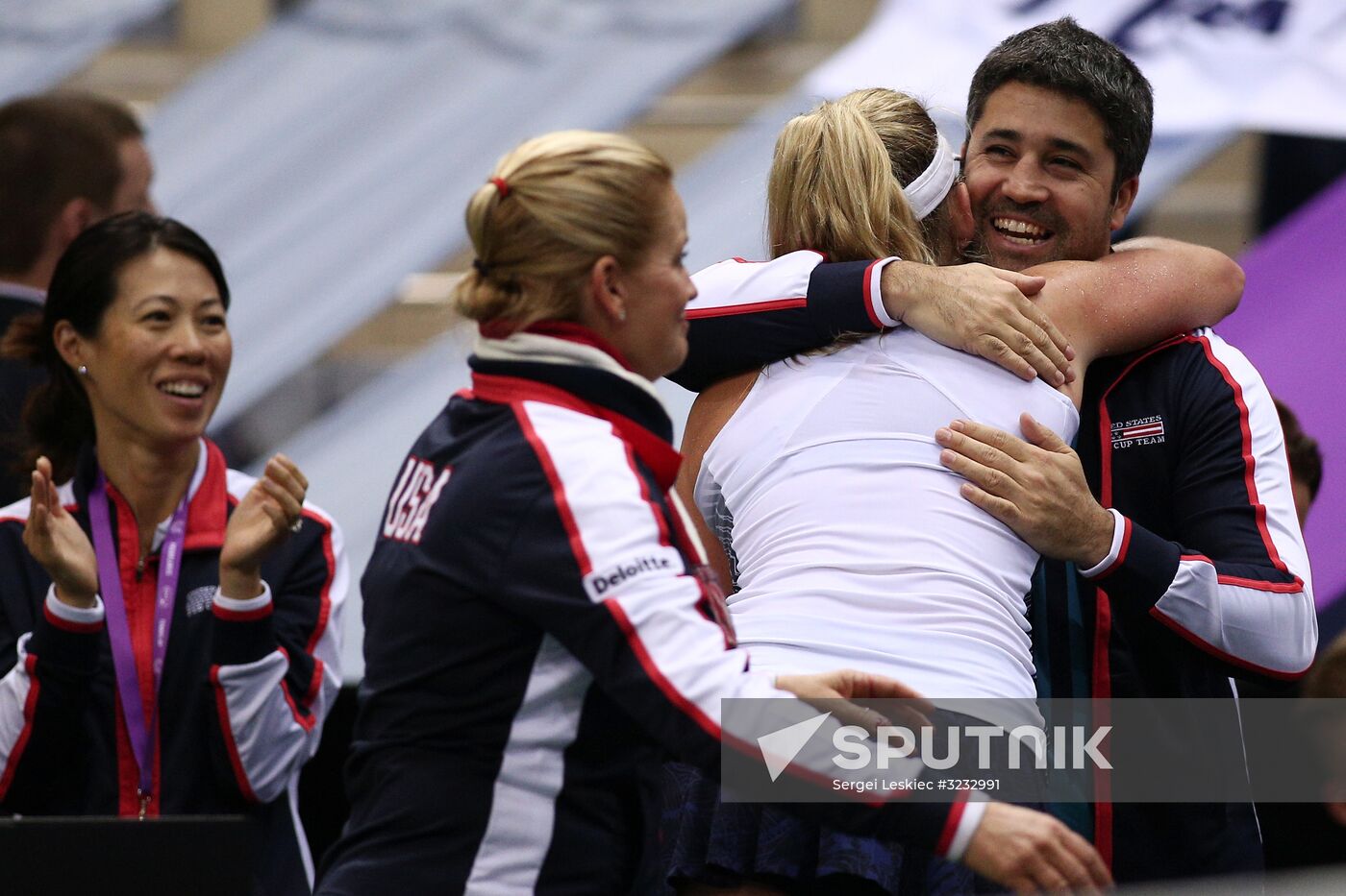 Tennis. Fed Cup final. Belarus vs. USA. Day two