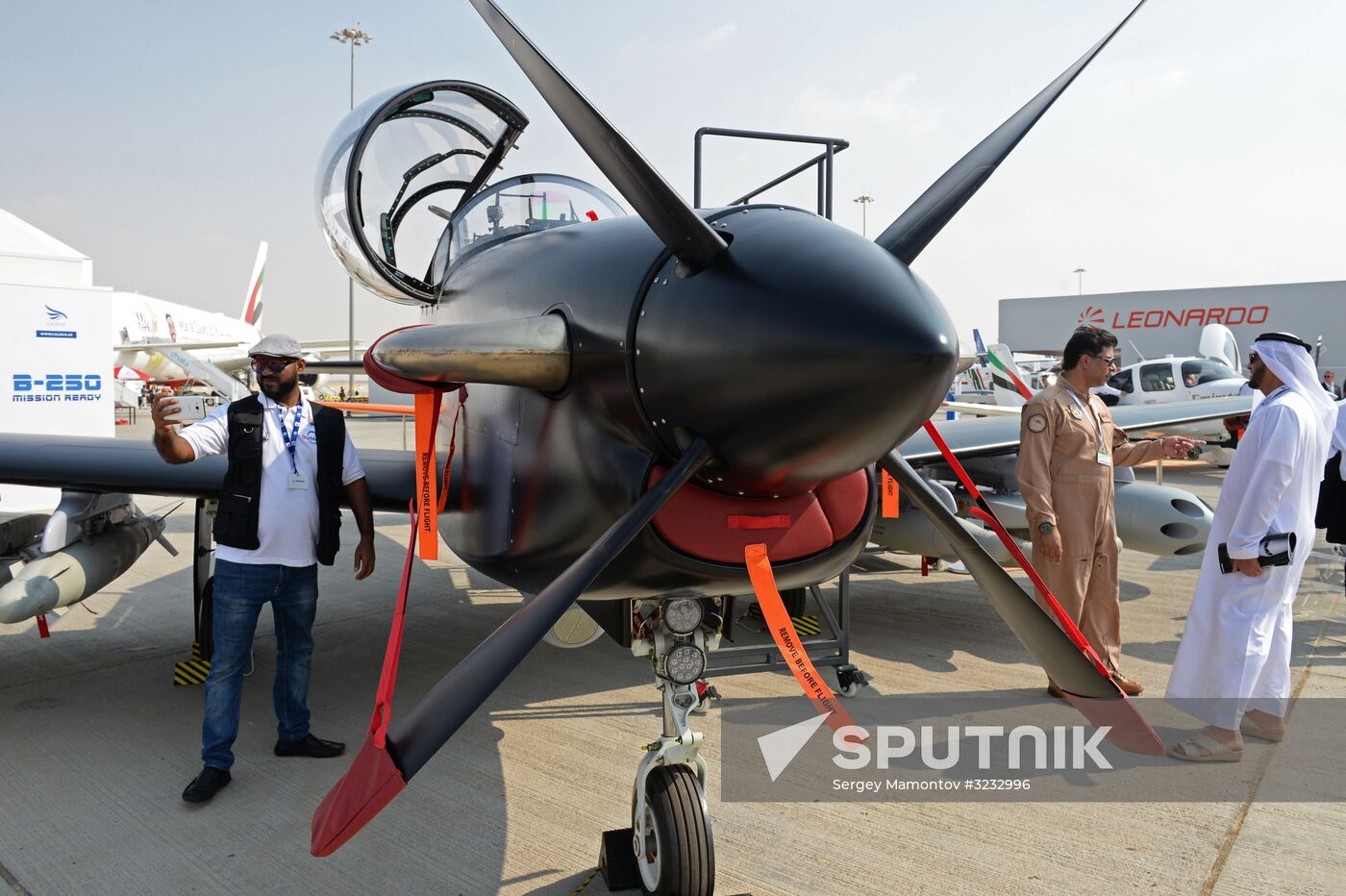 Russian Deputy Prime Minister Dmitry Rogozin visits Dubai Airshow 2017