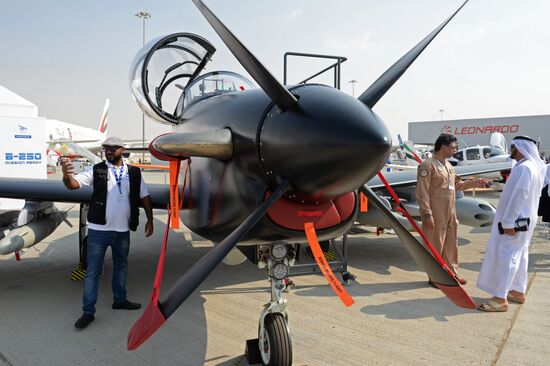 Russian Deputy Prime Minister Dmitry Rogozin visits Dubai Airshow 2017