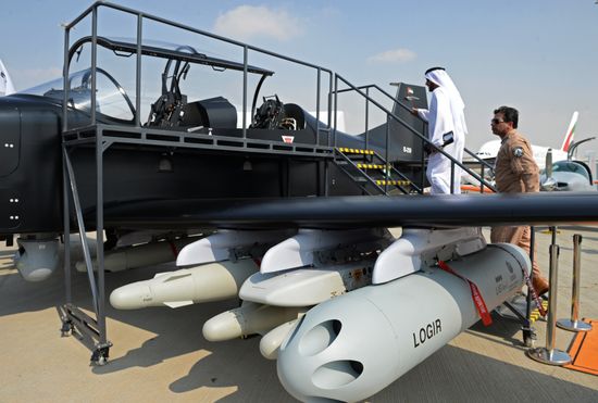 Russian Deputy Prime Minister Dmitry Rogozin visits Dubai Airshow 2017