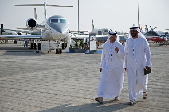 Russian Deputy Prime Minister Dmitry Rogozin visits Dubai Airshow 2017