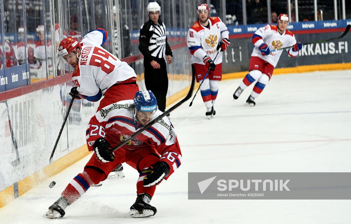Ice hockey. Karjala Tournament. Russia vs. Czech Republic