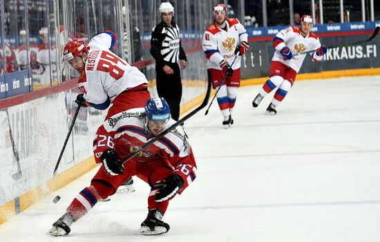 Ice hockey. Karjala Tournament. Russia vs. Czech Republic