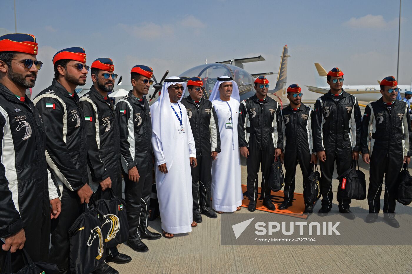 Russian Deputy Prime Minister Dmitry Rogozin visits Dubai Airshow 2017