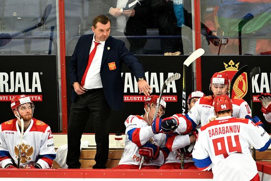 Ice hockey. Karjala Tournament. Russia vs. Czech Republic