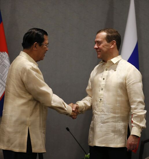 Russian Prime Minister Dmitry Medvedev takes part in ASEAN Summit in Manila