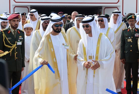 Russian Deputy Prime Minister Dmitry Rogozin visits Dubai Airshow 2017