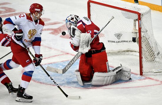 Ice hockey. Karjala Tournament. Russia vs. Czech Republic