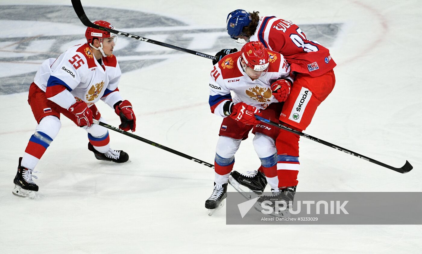 Ice hockey. Karjala Tournament. Russia vs. Czech Republic