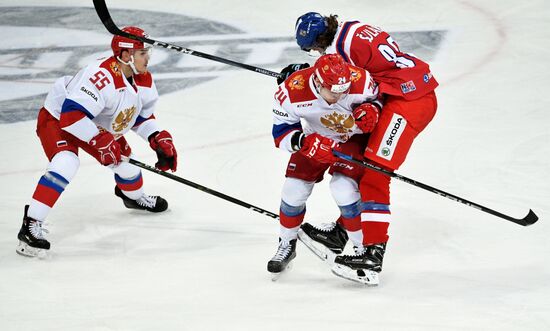 Ice hockey. Karjala Tournament. Russia vs. Czech Republic