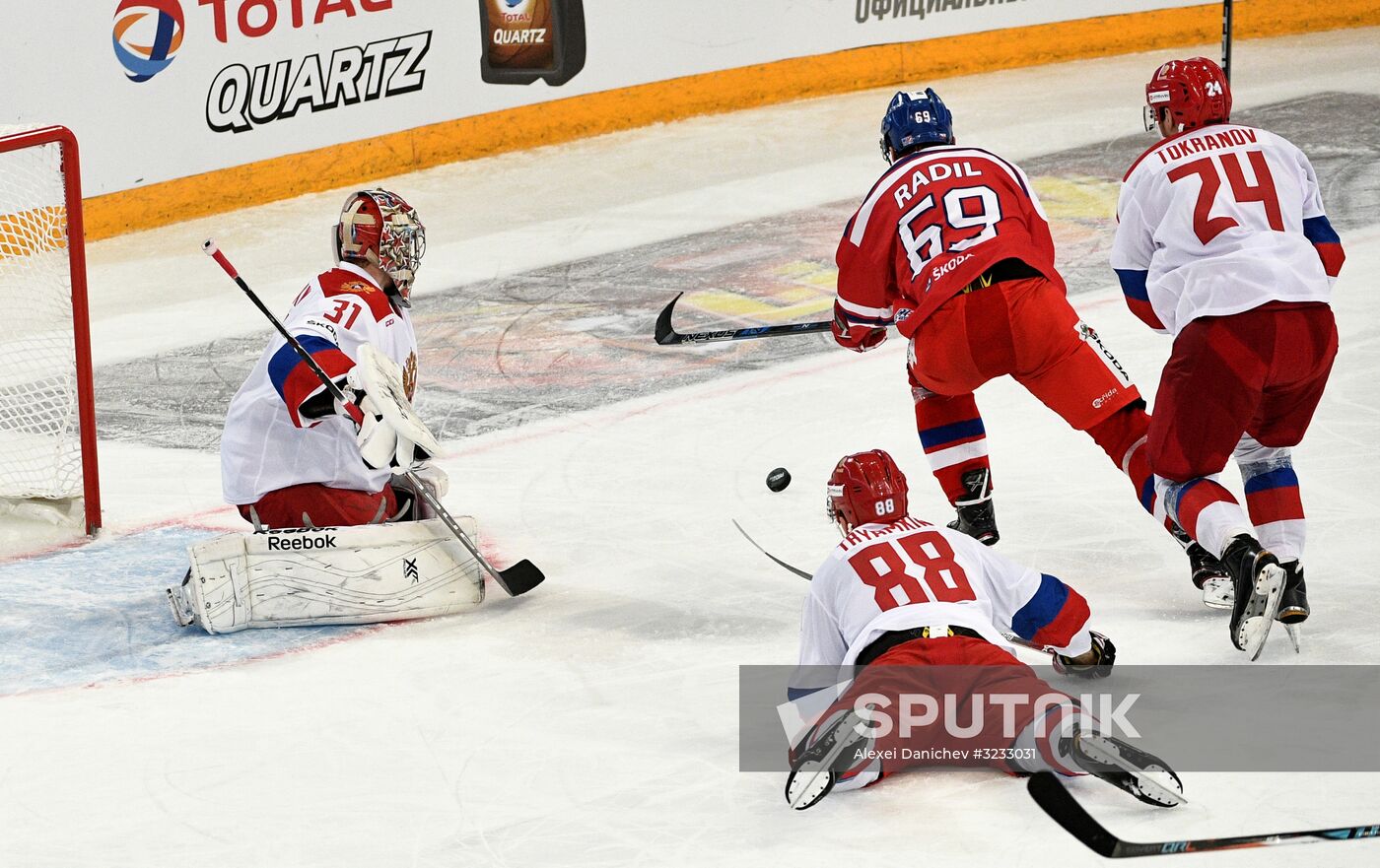 Ice hockey. Karjala Tournament. Russia vs. Czech Republic