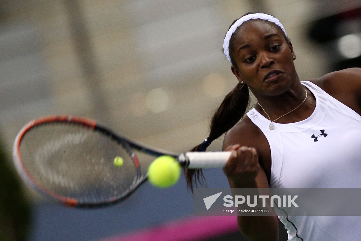 Tennis. Fed Cup final. Belarus vs. USA. Day two