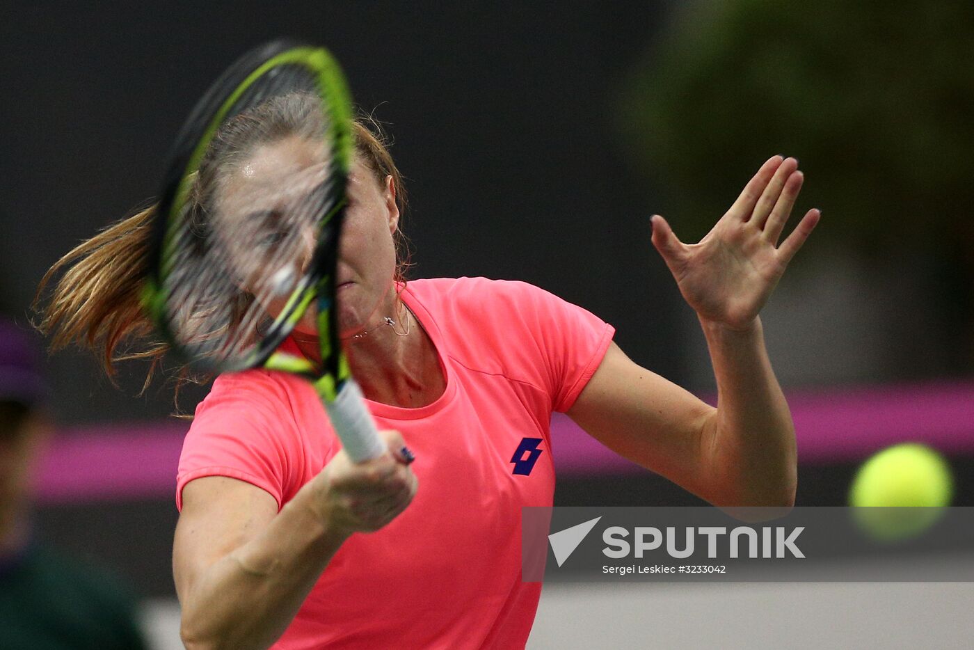 Tennis. Fed Cup final. Belarus vs. USA. Day two