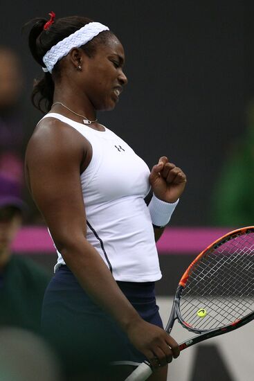 Tennis. Fed Cup final. Belarus vs. USA. Day two