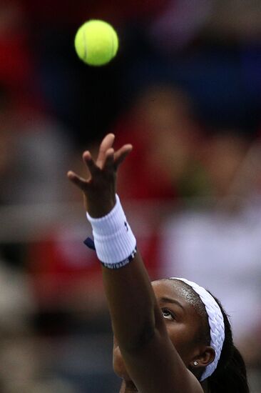 Tennis. Fed Cup final. Belarus vs. USA. Day two