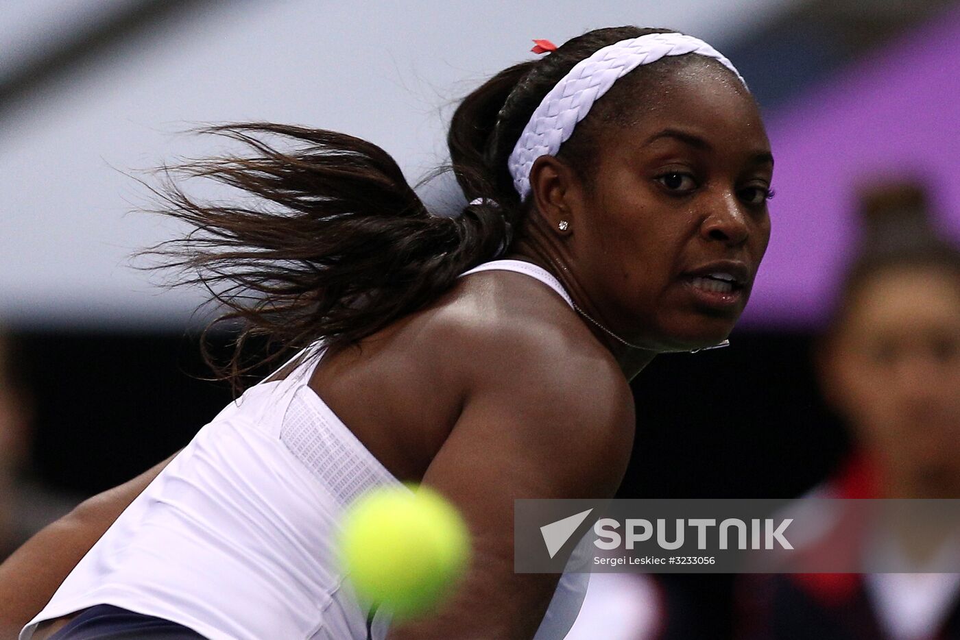 Tennis. Fed Cup final. Belarus vs. USA. Day two