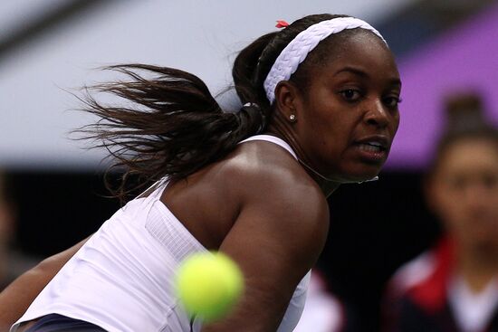 Tennis. Fed Cup final. Belarus vs. USA. Day two