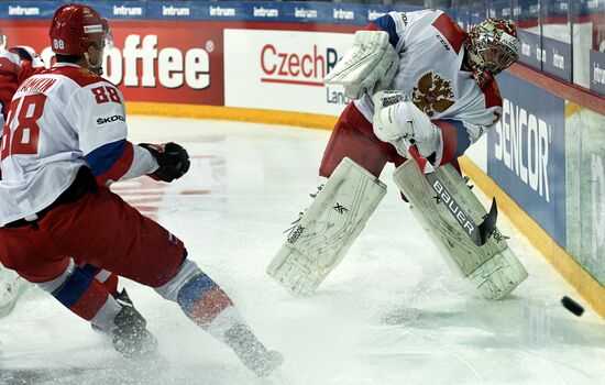 Ice hockey. Karjala Tournament. Russia vs. Czech Republic