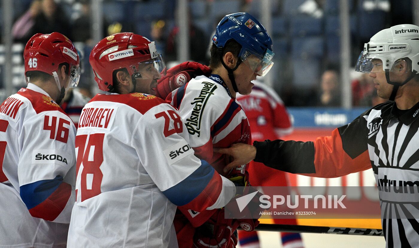 Ice hockey. Karjala Tournament. Russia vs. Czech Republic