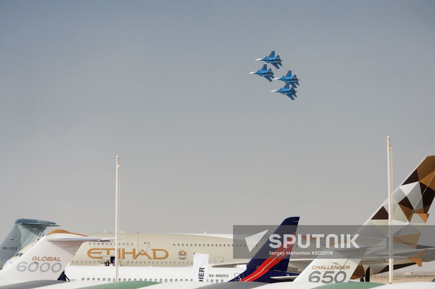 Russian Deputy Prime Minister Dmitry Rogozin visits Dubai Airshow 2017