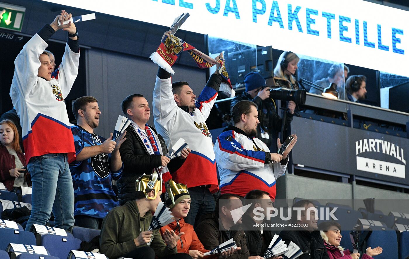 Ice hockey. Karjala Tournament. Russia vs. Czech Republic