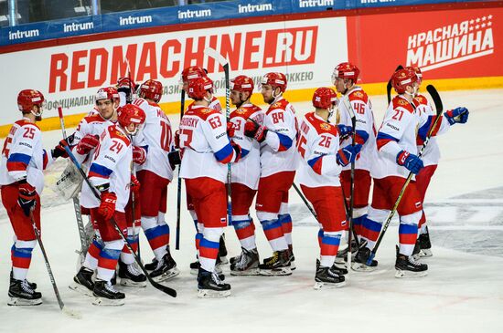 Ice hockey. Karjala Tournament. Russia vs. Czech Republic