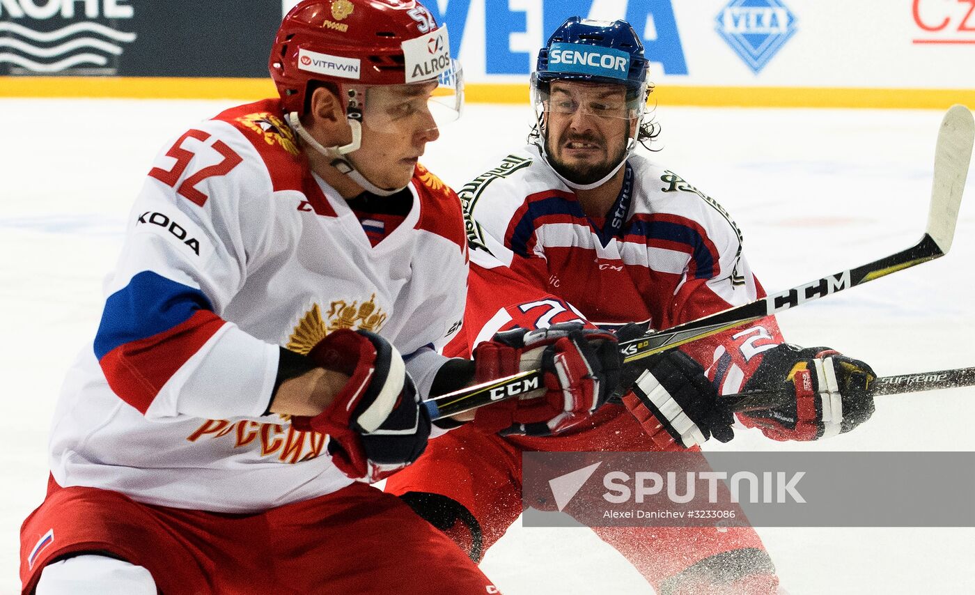 Ice hockey. Karjala Tournament. Russia vs. Czech Republic