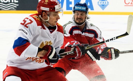 Ice hockey. Karjala Tournament. Russia vs. Czech Republic