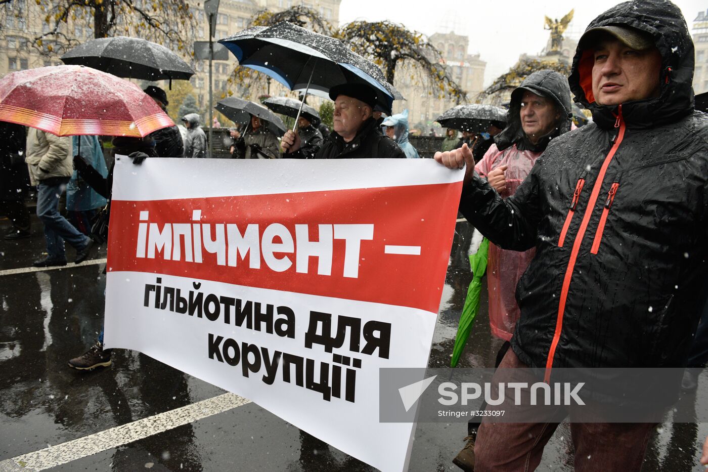 Mikheil Saakashvili supporters stage rally in Kiev