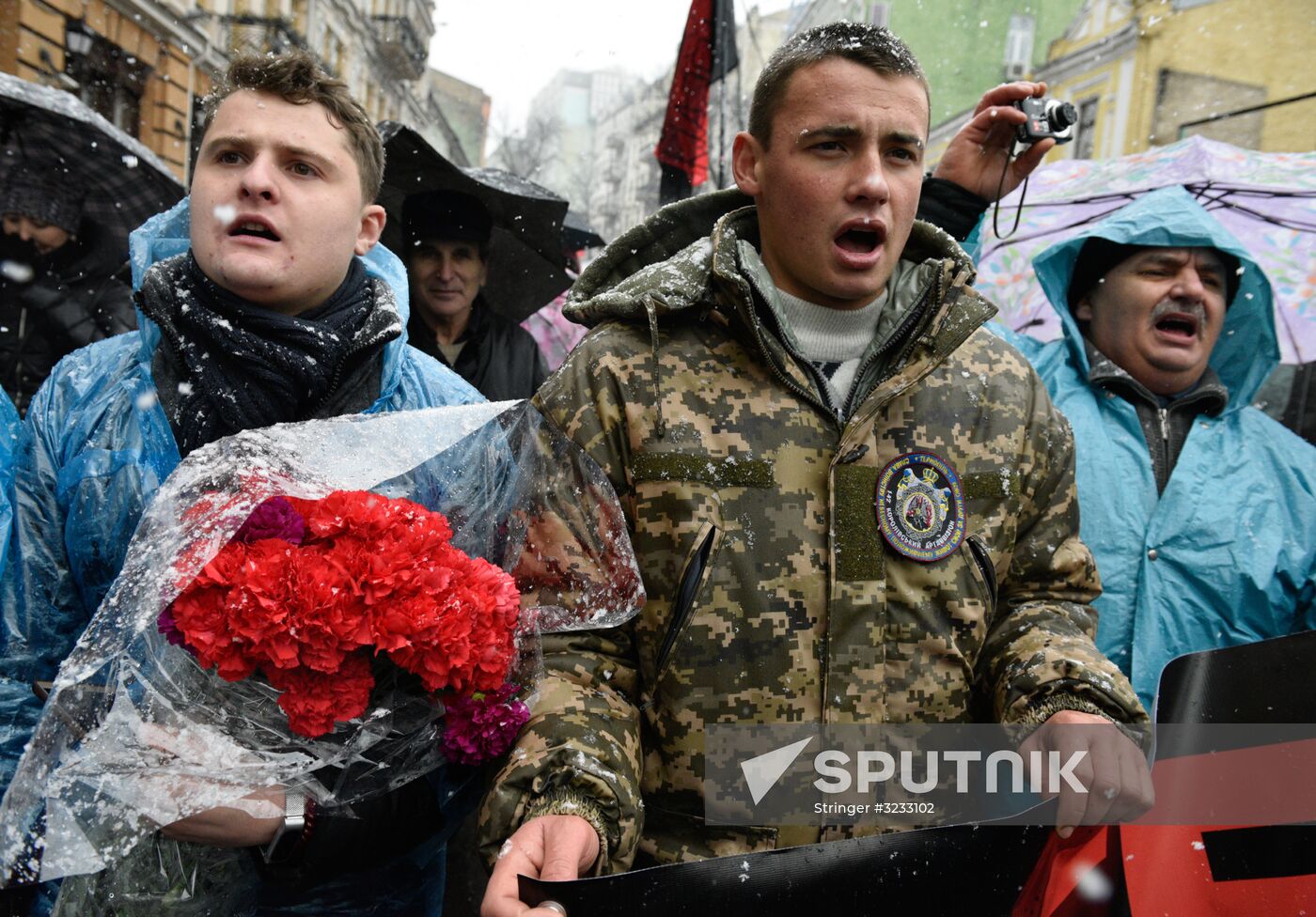 Mikheil Saakashvili supporters stage rally in Kiev