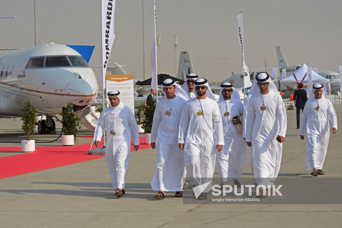 Russian Deputy Prime Minister Dmitry Rogozin visits Dubai Airshow 2017