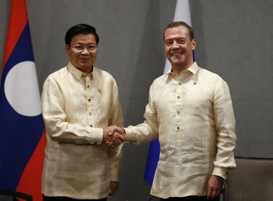 Russian Prime Minister Dmitry Medvedev takes part in ASEAN Summit in Manila