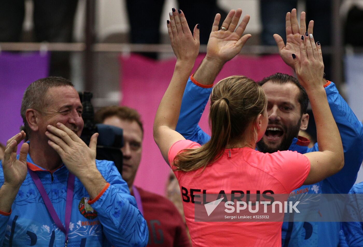 Tennis. Fed Cup final. Belarus vs. USA. Day two