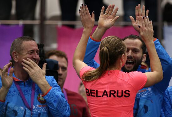 Tennis. Fed Cup final. Belarus vs. USA. Day two