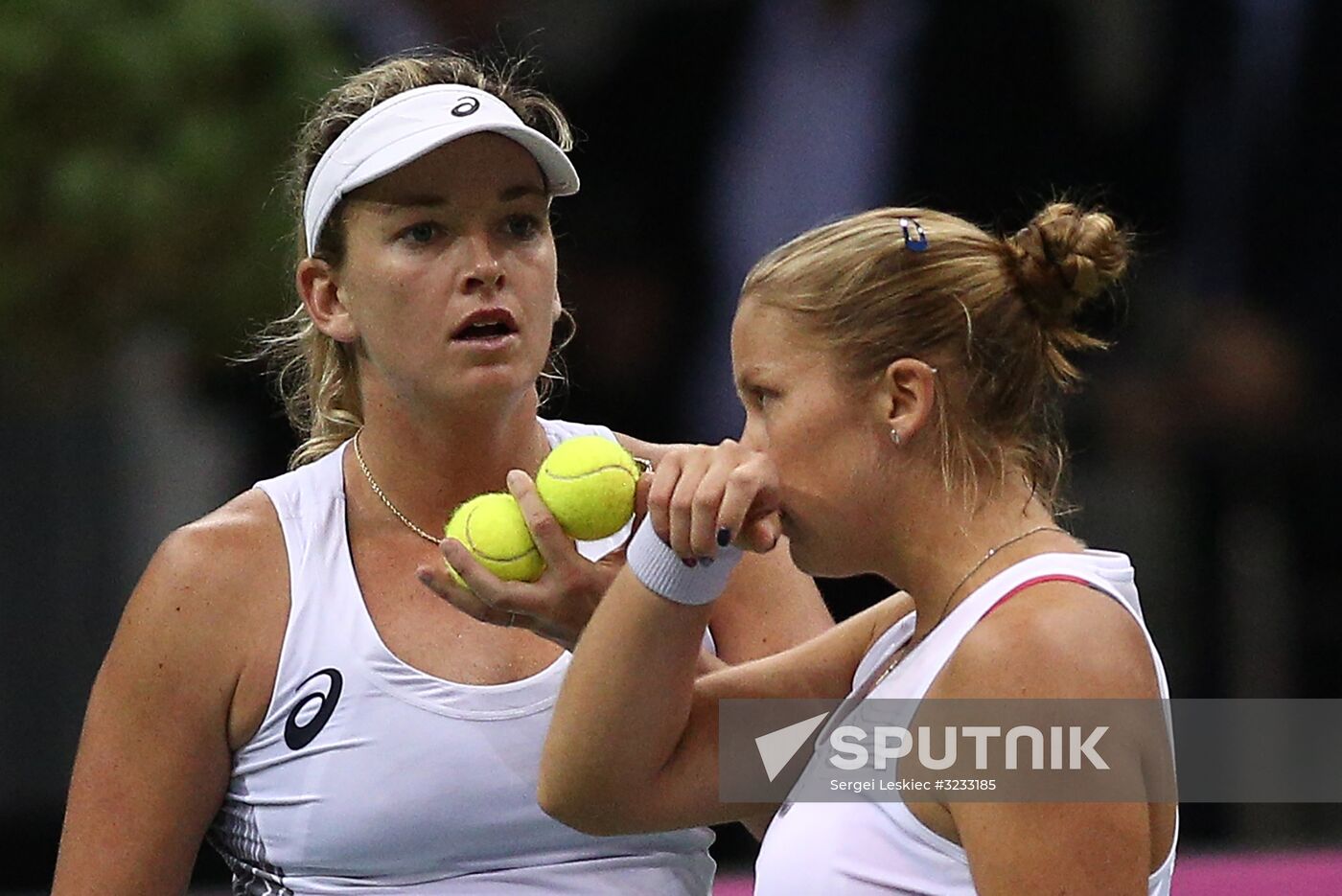Tennis. Fed Cup final. Belarus vs. USA. Day two