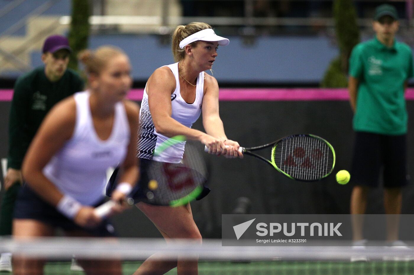 Tennis. Fed Cup final. Belarus vs. USA. Day two