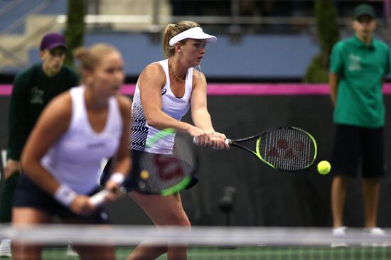 Tennis. Fed Cup final. Belarus vs. USA. Day two
