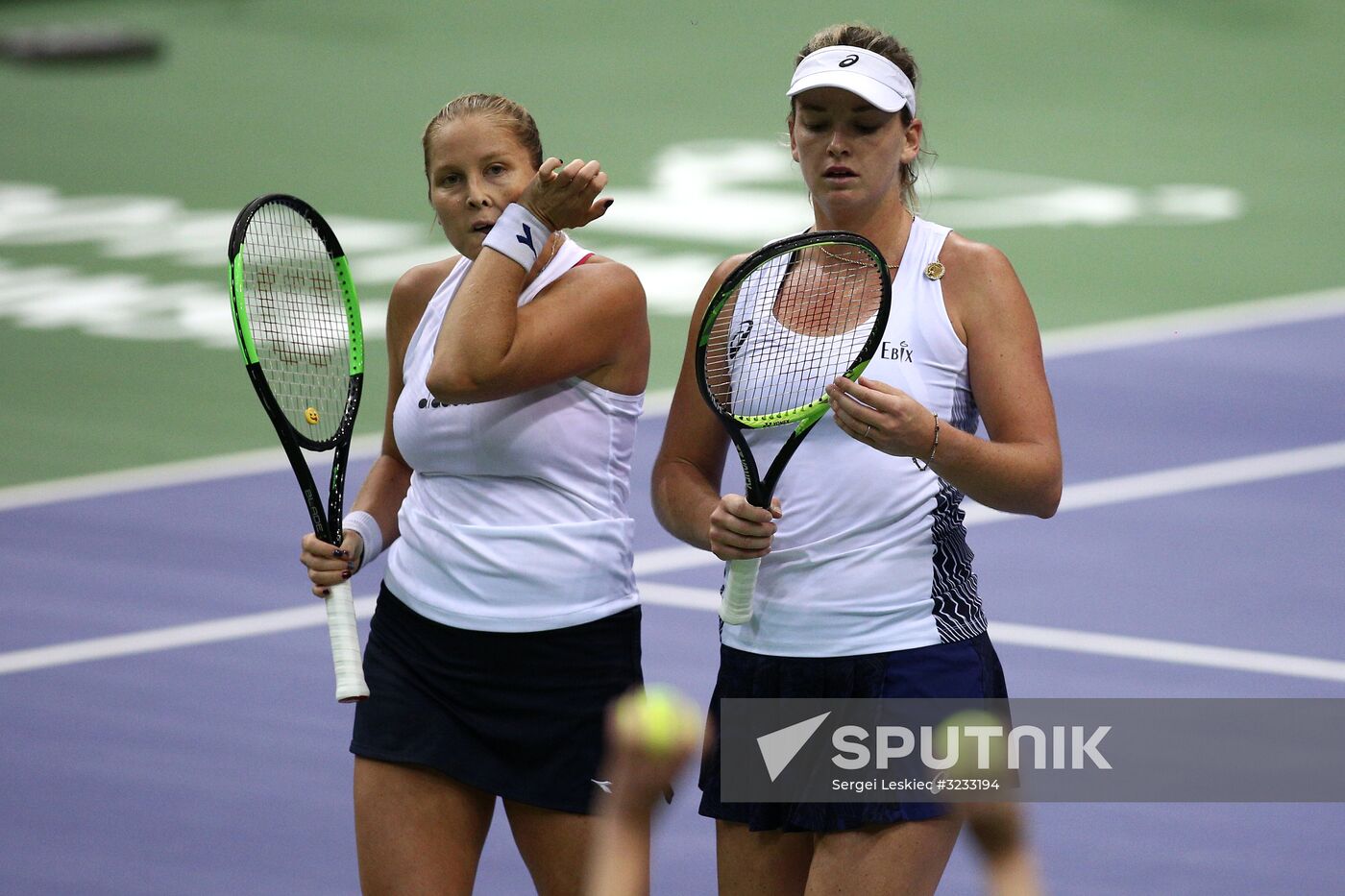 Tennis. Fed Cup final. Belarus vs. USA. Day two
