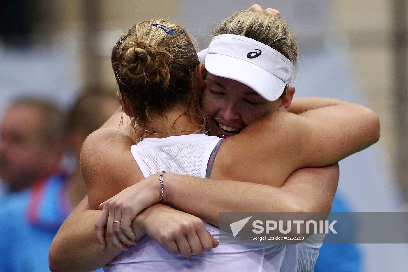 Tennis. Fed Cup final. Belarus vs. USA. Day two