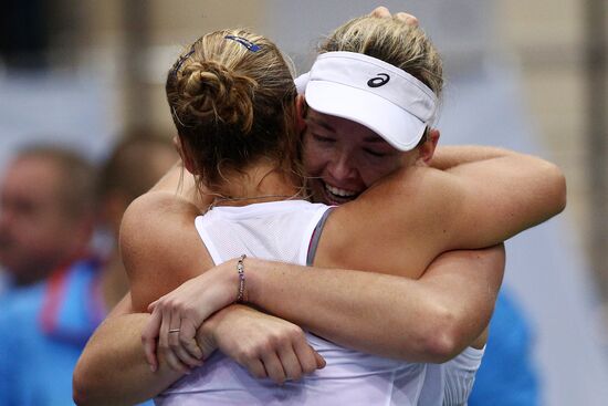 Tennis. Fed Cup final. Belarus vs. USA. Day two