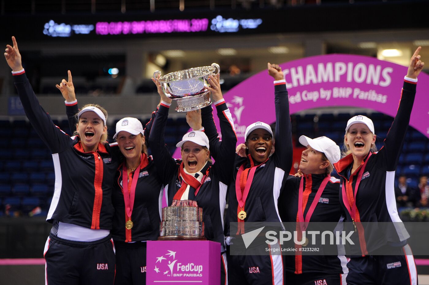 Tennis. Fed Cup final. Belarus vs. USA. Day two