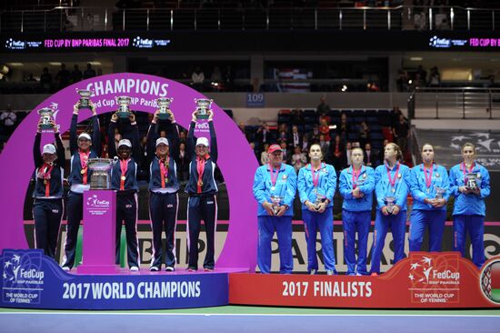Tennis. Fed Cup final. Belarus vs. USA. Day two