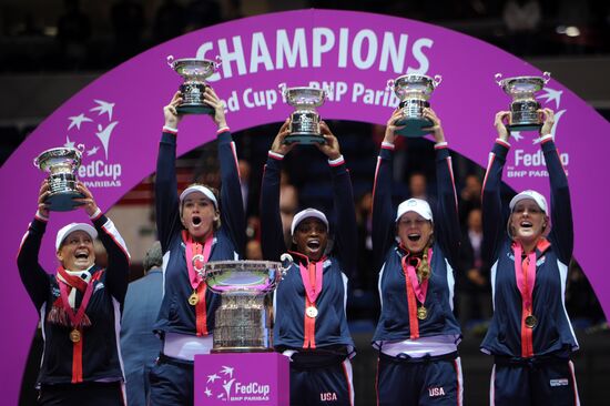 Tennis. Fed Cup final. Belarus vs. USA. Day two