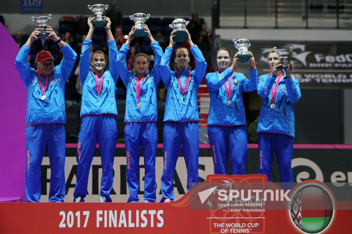 Tennis. Fed Cup final. Belarus vs. USA. Day two