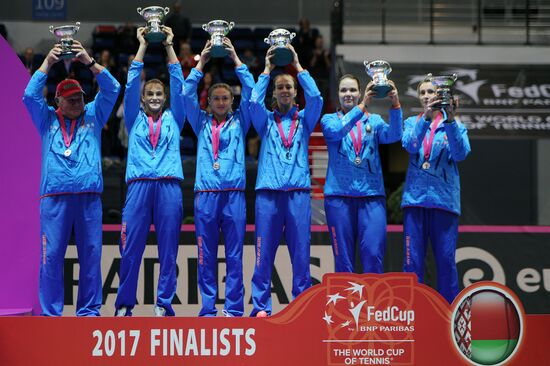 Tennis. Fed Cup final. Belarus vs. USA. Day two