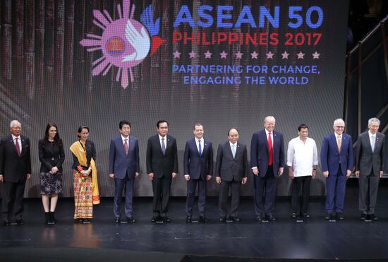 Russian Prime Minister Dmitry Medvedev participates in ASEAN Summit in Manila. Day Two