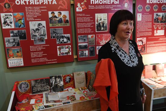 Soviet Era exhibition at branch of Volzhsky Cultural Center in Rybinsk