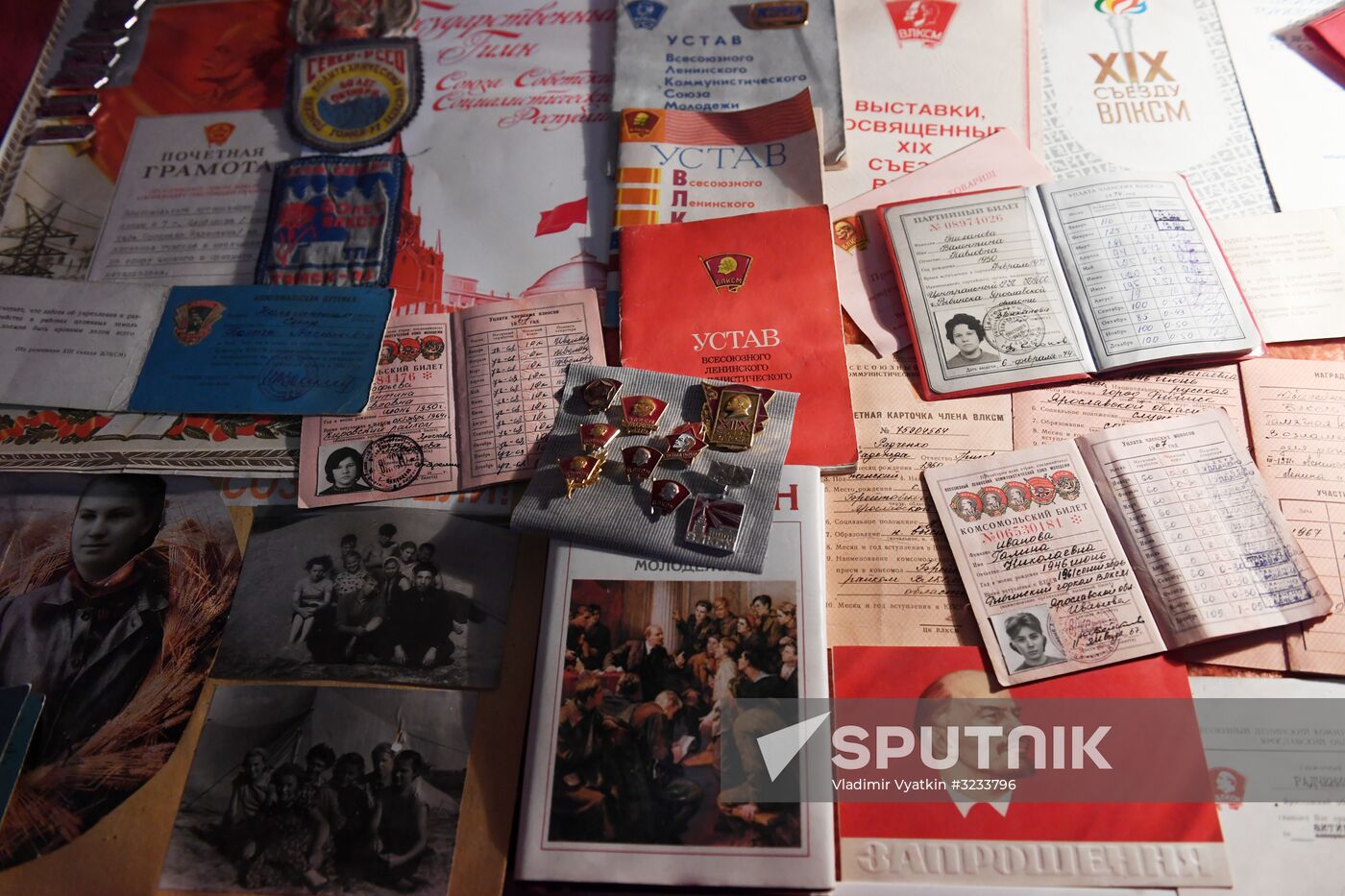 Soviet Era exhibition at branch of Volzhsky Cultural Center in Rybinsk