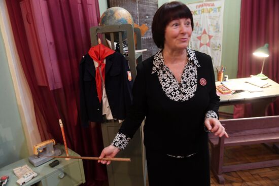 Soviet Era exhibition at branch of Volzhsky Cultural Center in Rybinsk