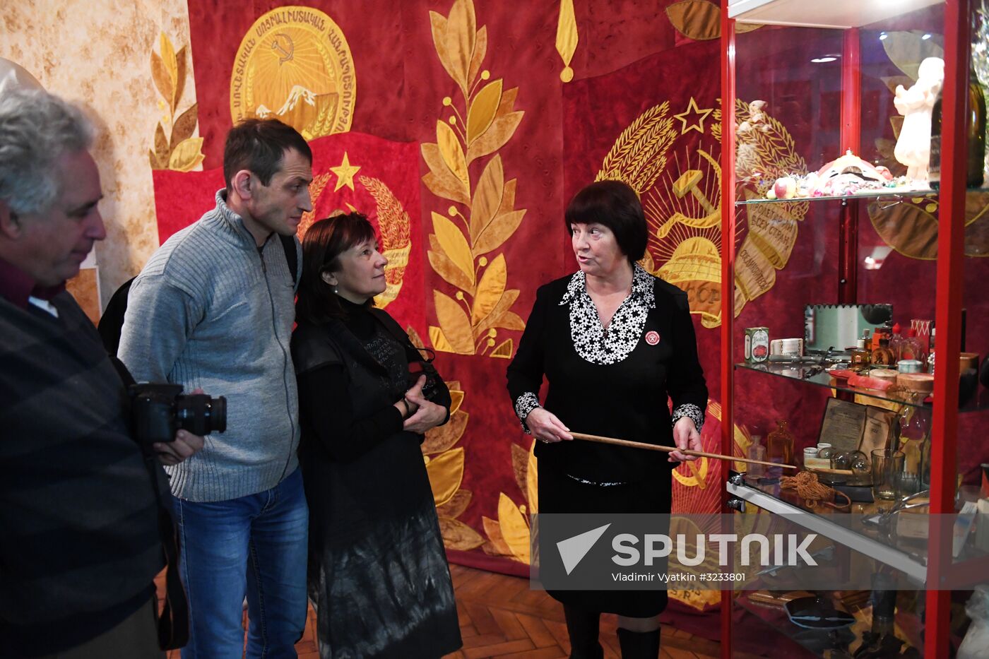 Soviet Era exhibition at branch of Volzhsky Cultural Center in Rybinsk